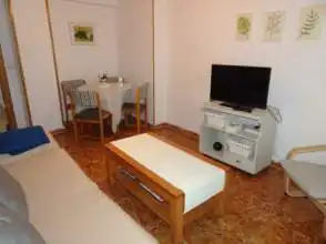 Wohnzimmer von Wohnung zur Miete in Gijón  mit Parkett, Möbliert und Waschmaschine
