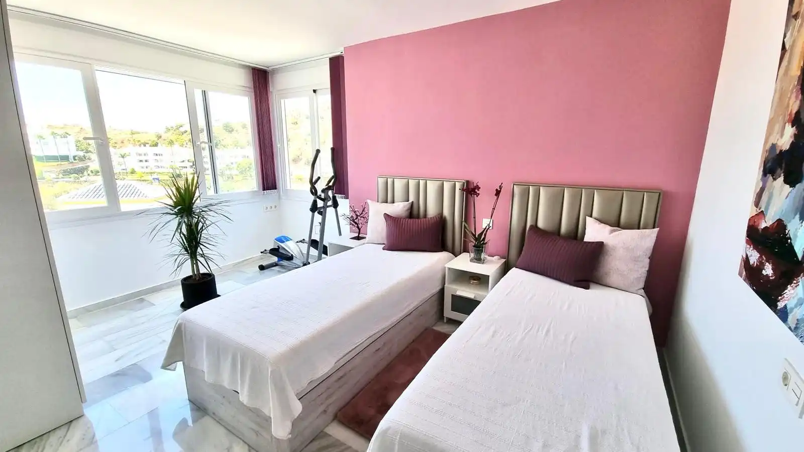 Bedroom of Detached homes for rent in Mijas  with Terrace, Swimming Pool and Pets allowed