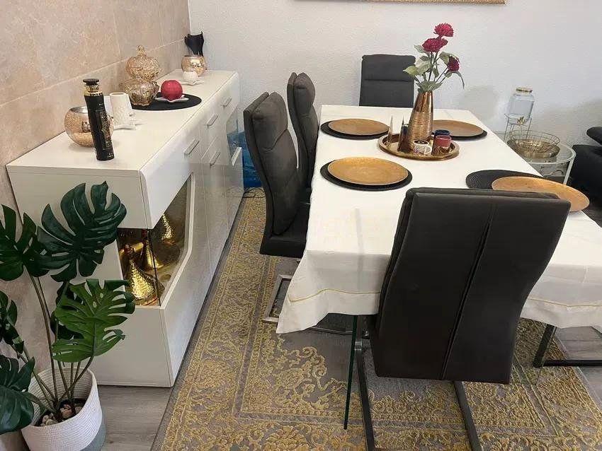 Dining room of Flat for sale in Alicante / Alacant  with Air Conditioner, Heating and Private garden
