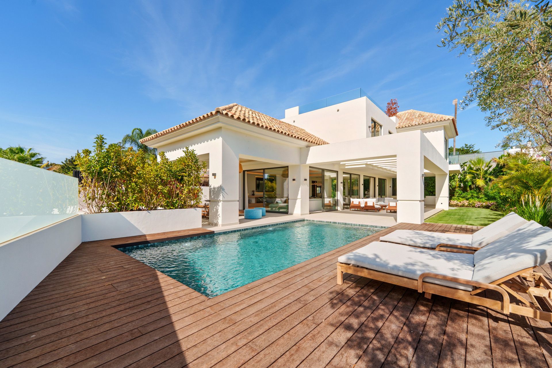 Garden of House or chalet for sale in Marbella  with Private garden, Terrace and Swimming Pool