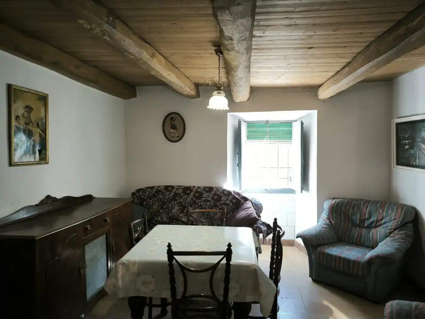 Sala d'estar de Casa adosada en venda en Castrodeza, Valladolid