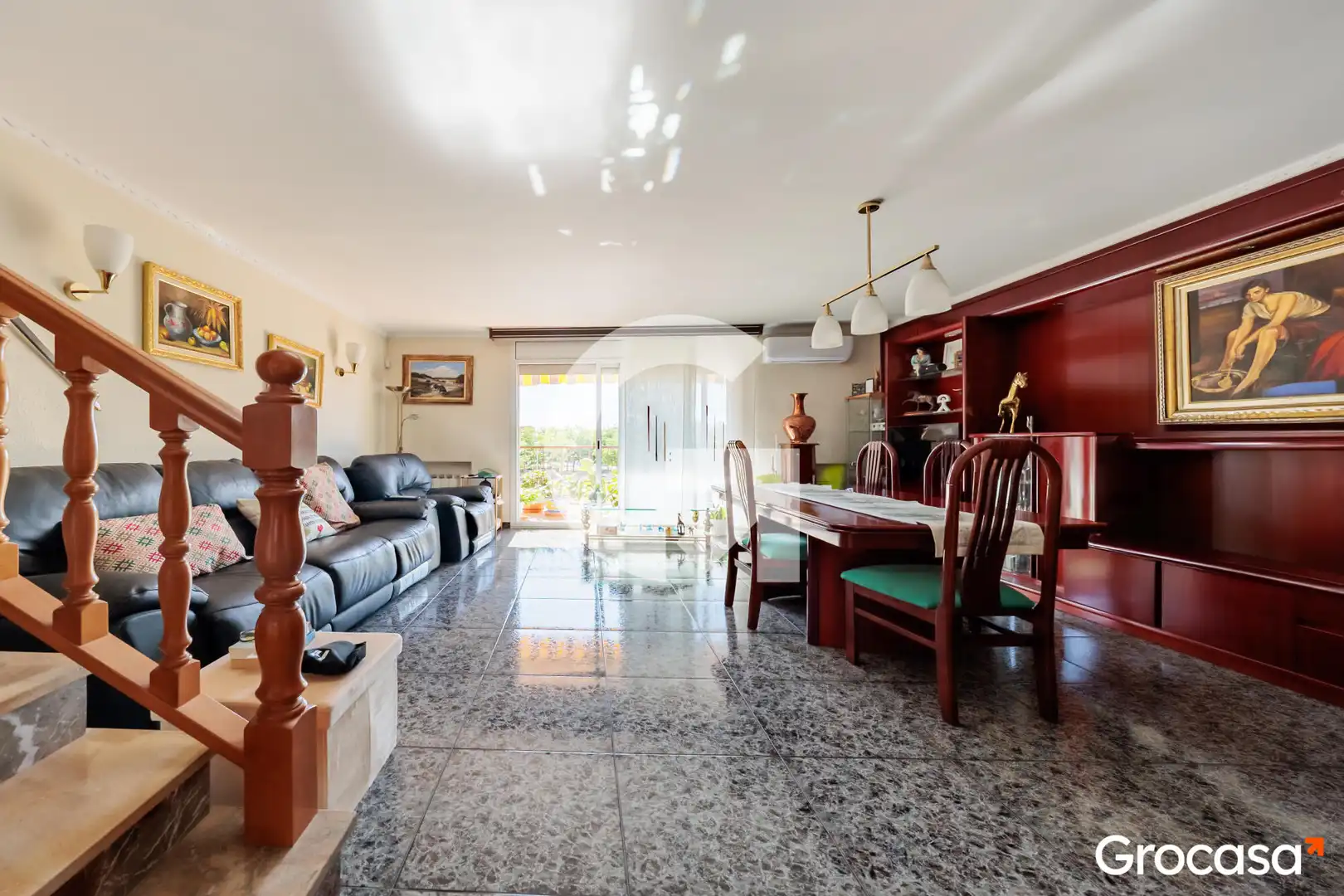 Living room of Houses for sale in Terrassa  with Air Conditioner, Heating and Terrace