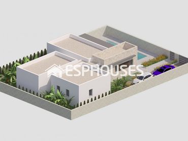 Detached house with balcony for sale in Benijófar
