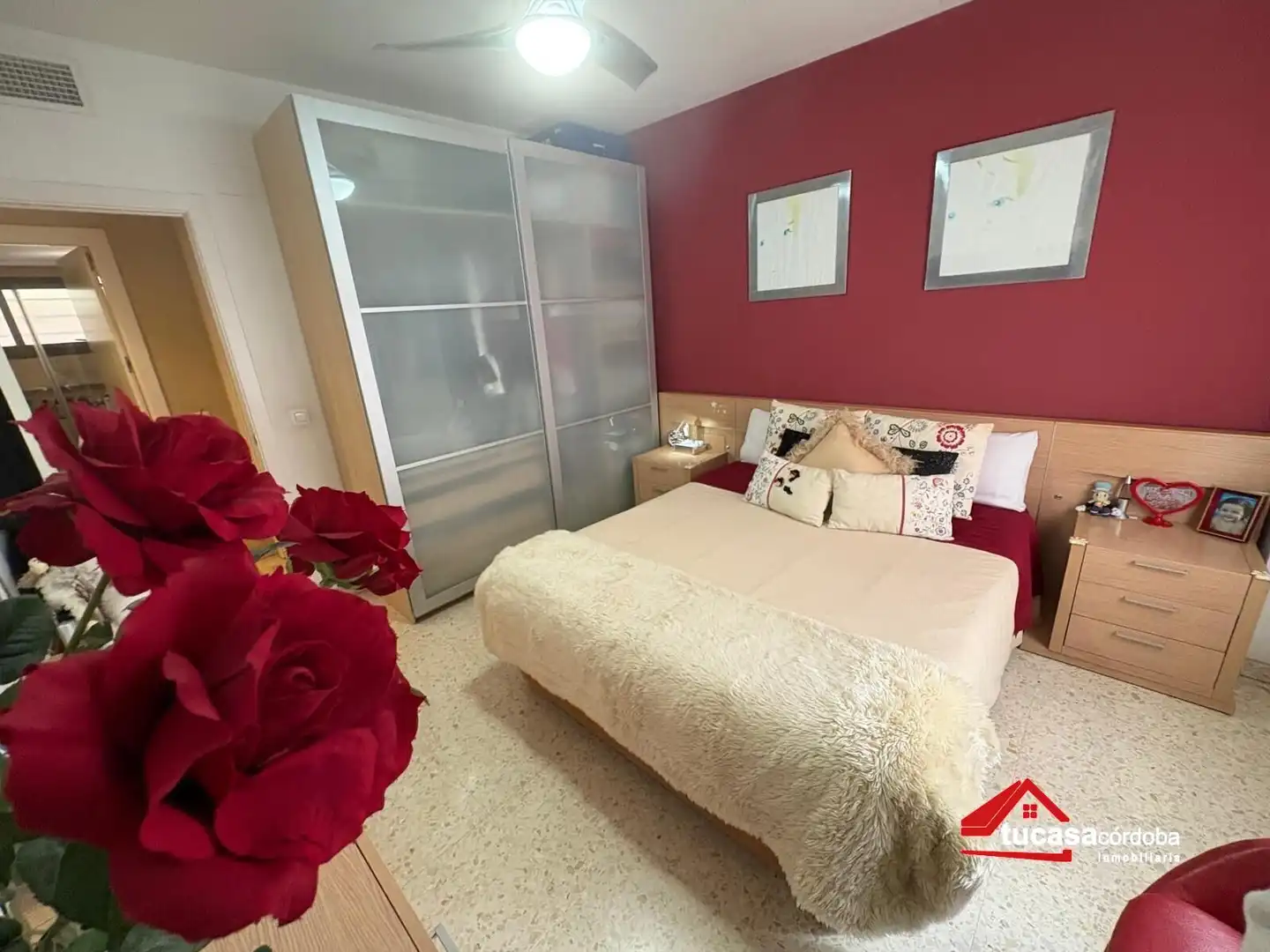 Bedroom of Flat for sale in Córdoba  with Air Conditioner and Balcony