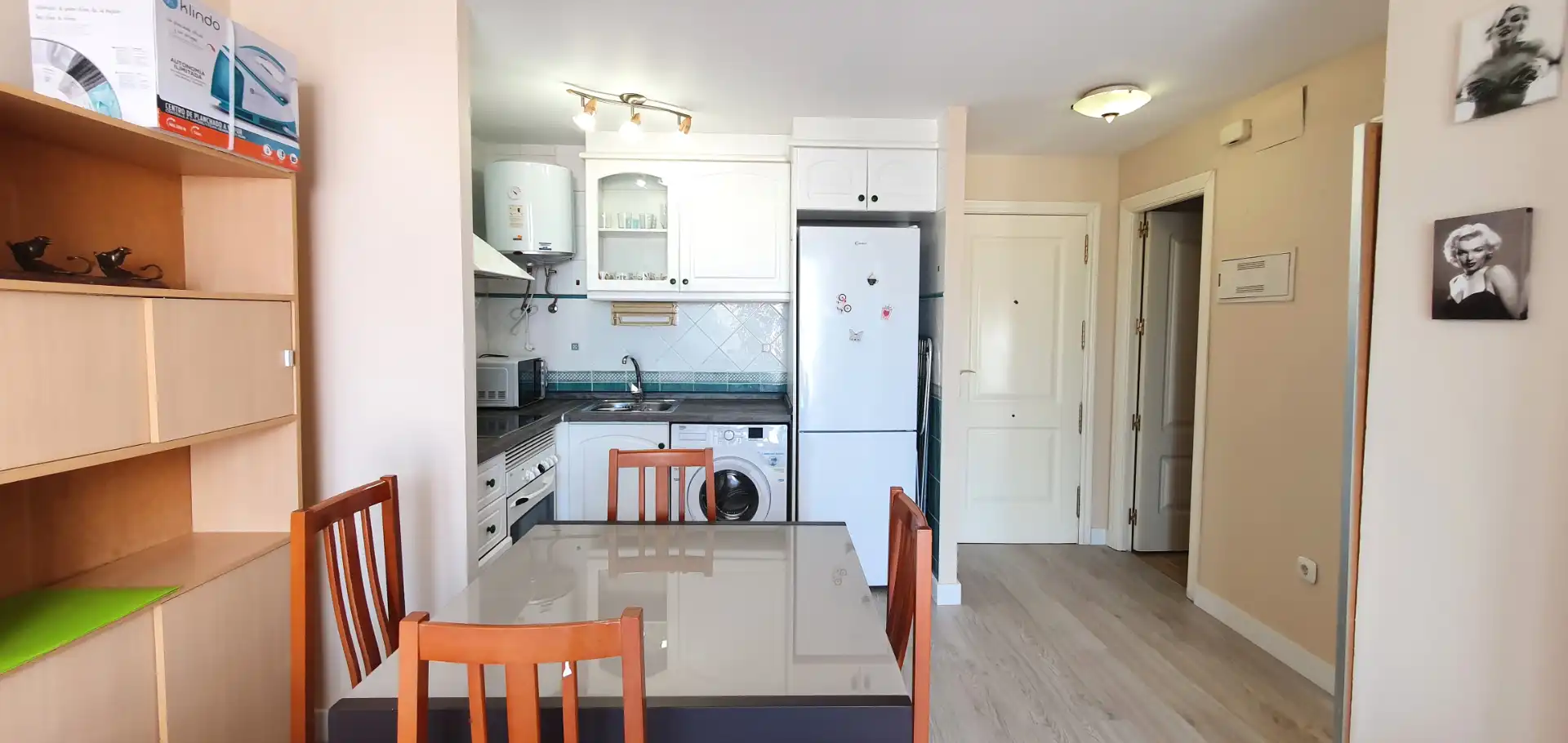Cocina de Apartamento de alquiler en Dénia con Aire acondicionado, Calefacción y Terraza