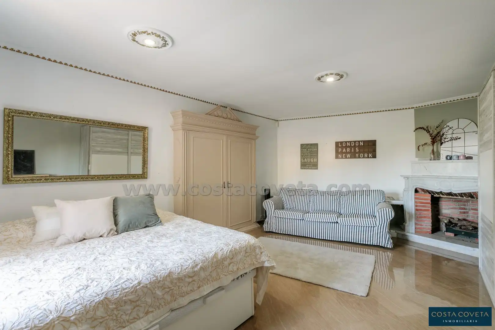 Bedroom of Houses for sale in El Campello  with Air Conditioner, Private garden and Terrace