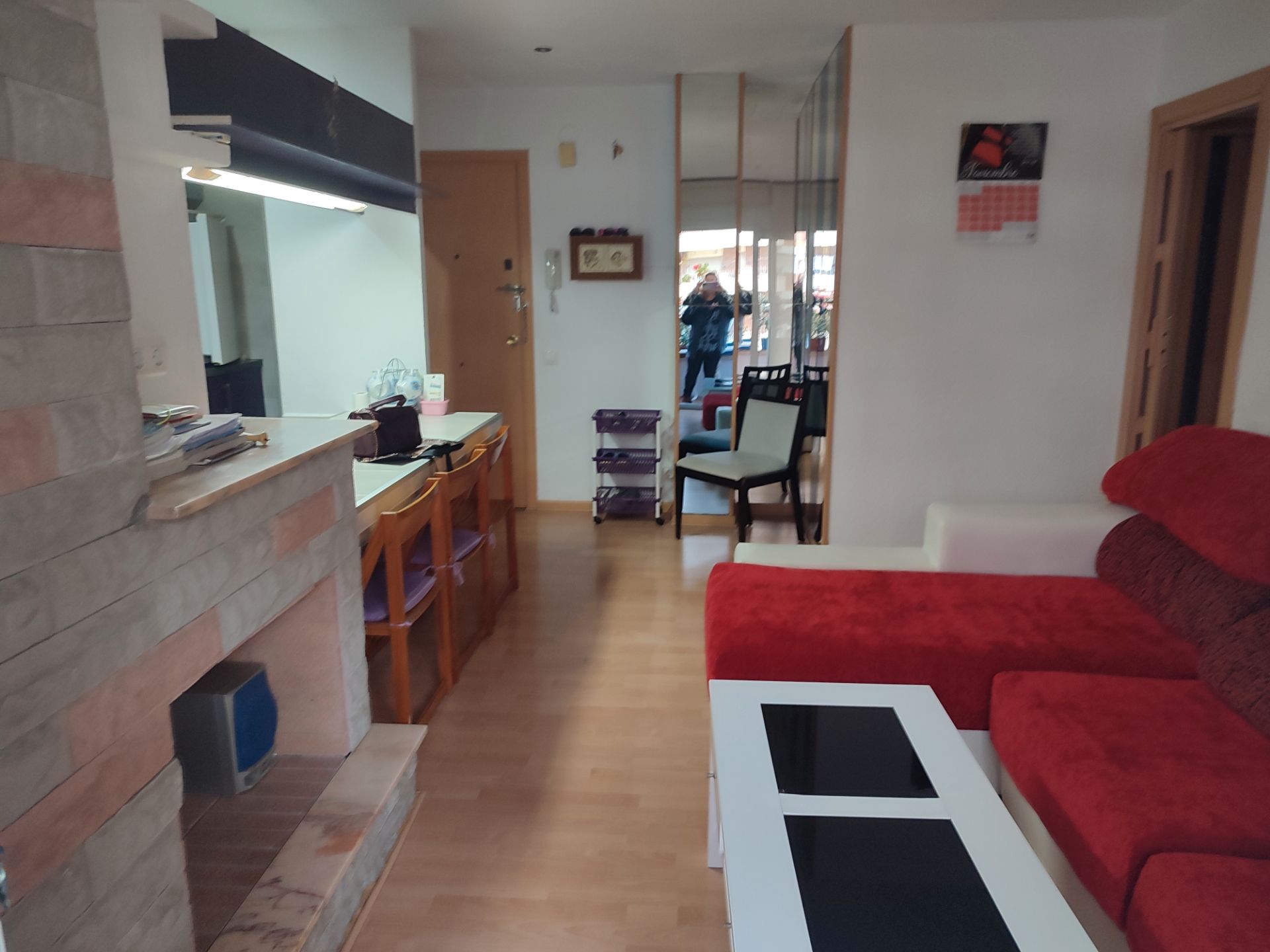 Sala d'estar de Apartament en venda en Calella amb Aire condicionat, Calefacció i Piscina