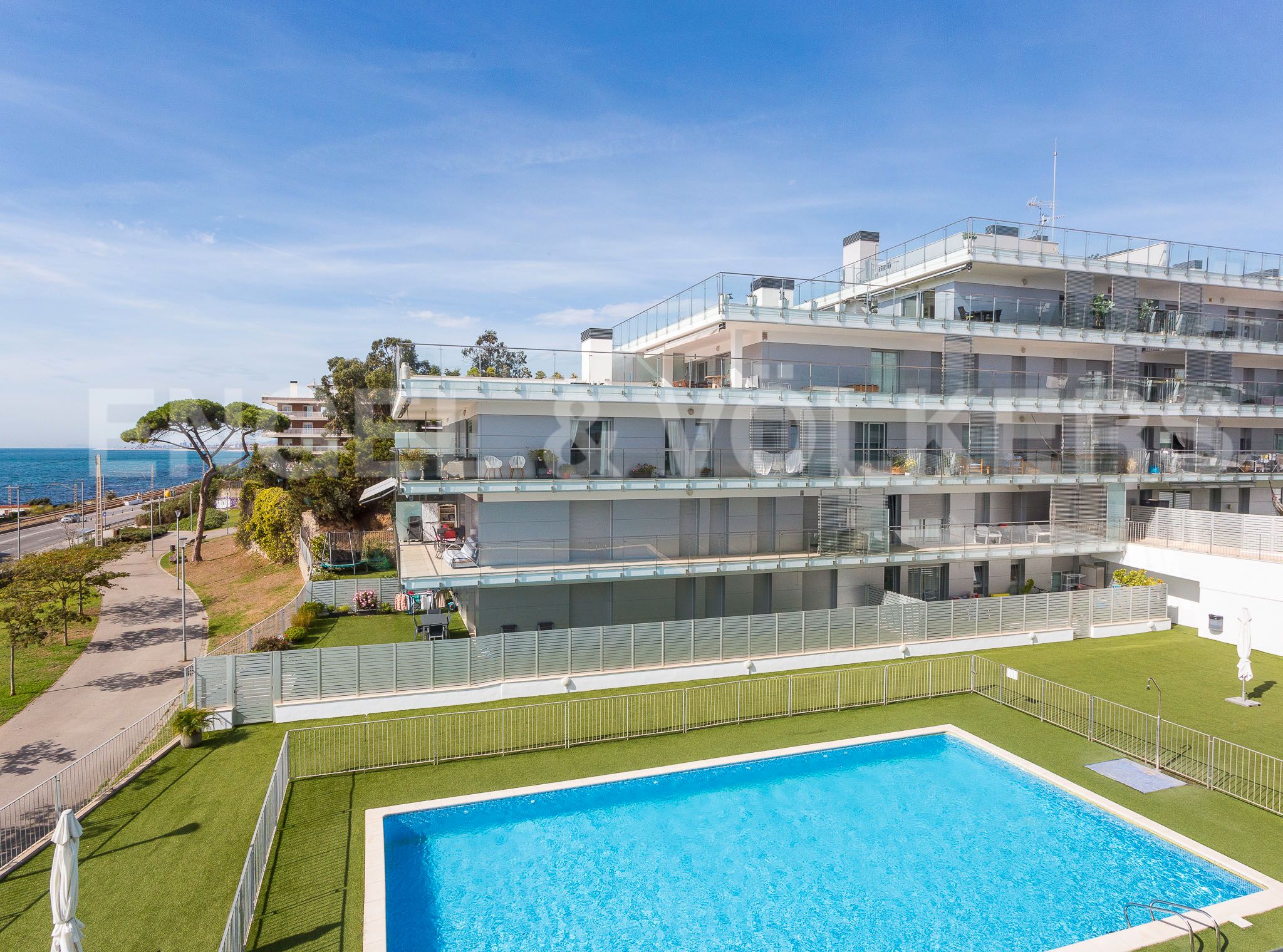 Piscina de Àtic en venda en Sant Andreu de Llavaneres amb Aire condicionat, Calefacció i Parquet