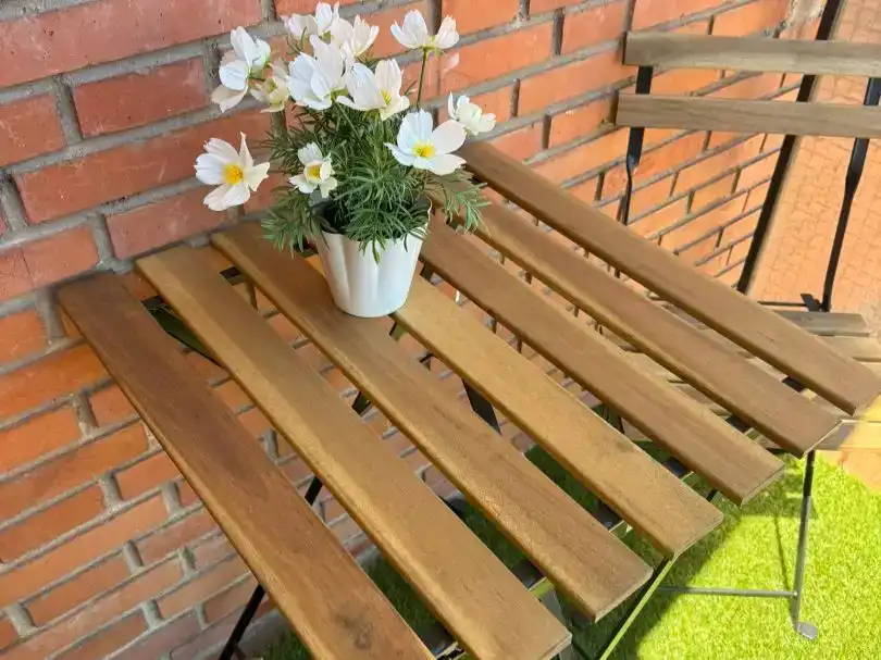 Balcony of Flat for rent in  Madrid Capital  with Air Conditioner