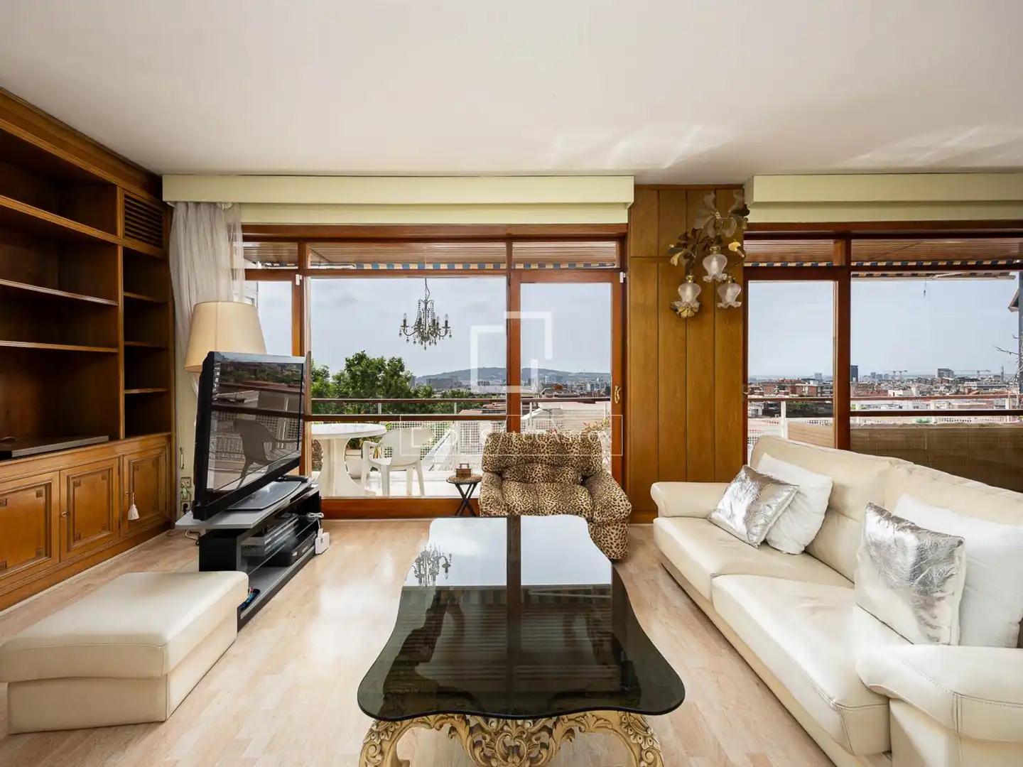 Living room of Flat for rent in Barcelona  with Air Conditioner, Heating and Furnished