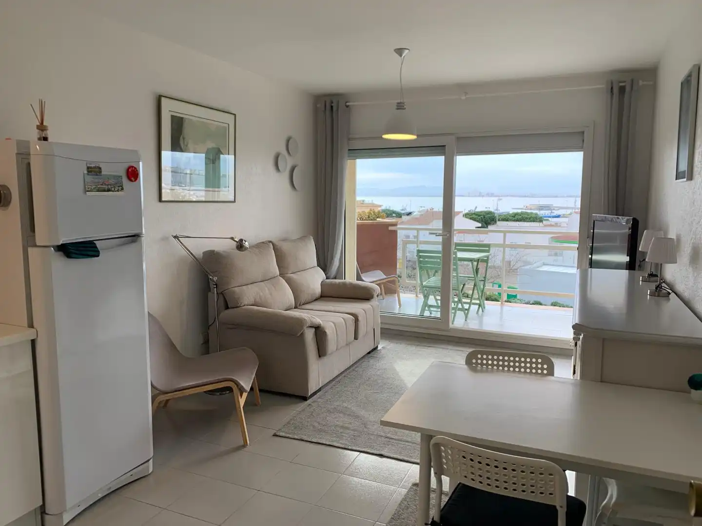 Living room of Flat for sale in Roses  with Air Conditioner, Heating and Terrace