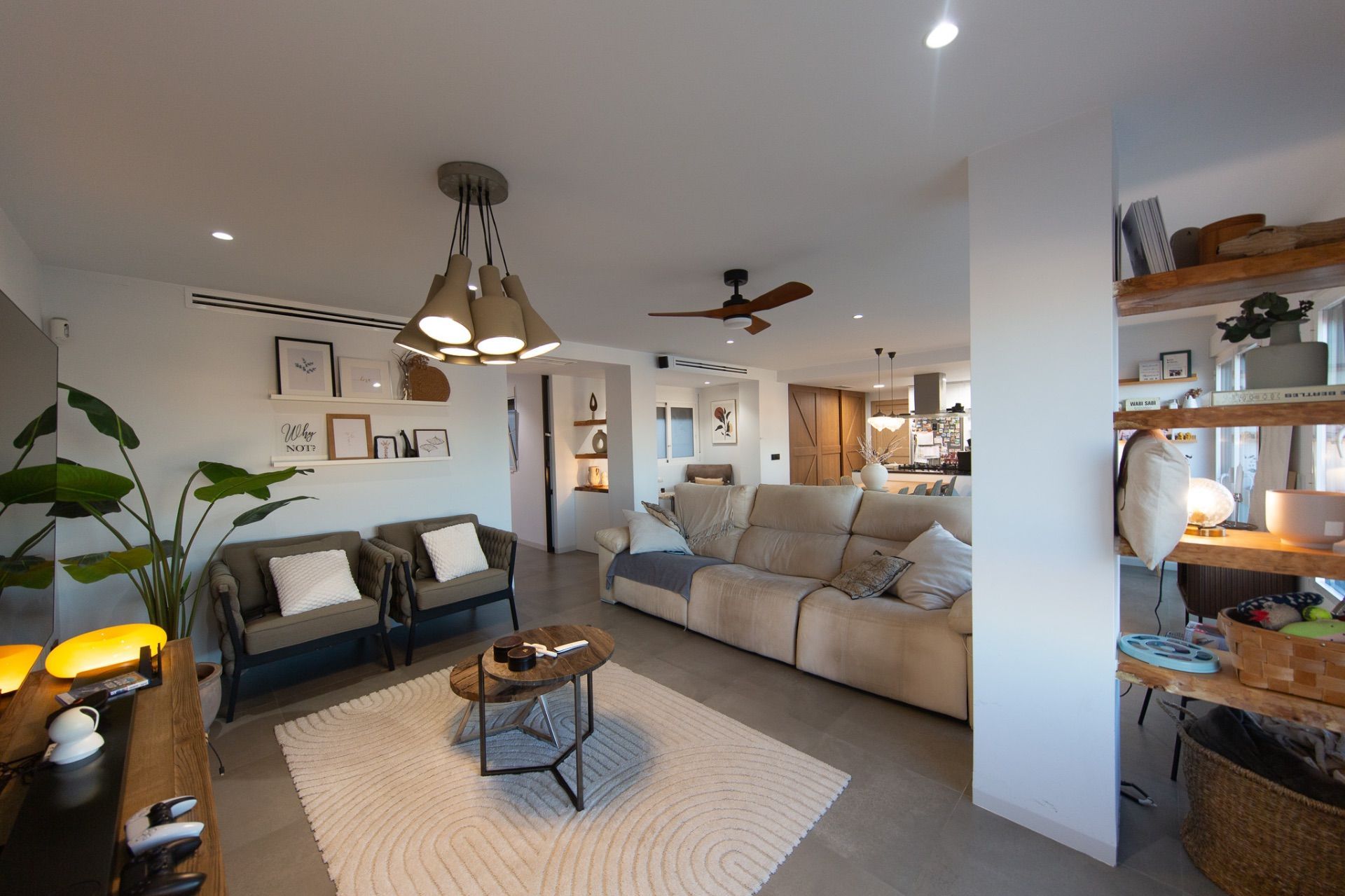 Wohnzimmer von Dachboden zum Verkauf in Albatera mit Klimaanlage, Heizung und Abstellraum