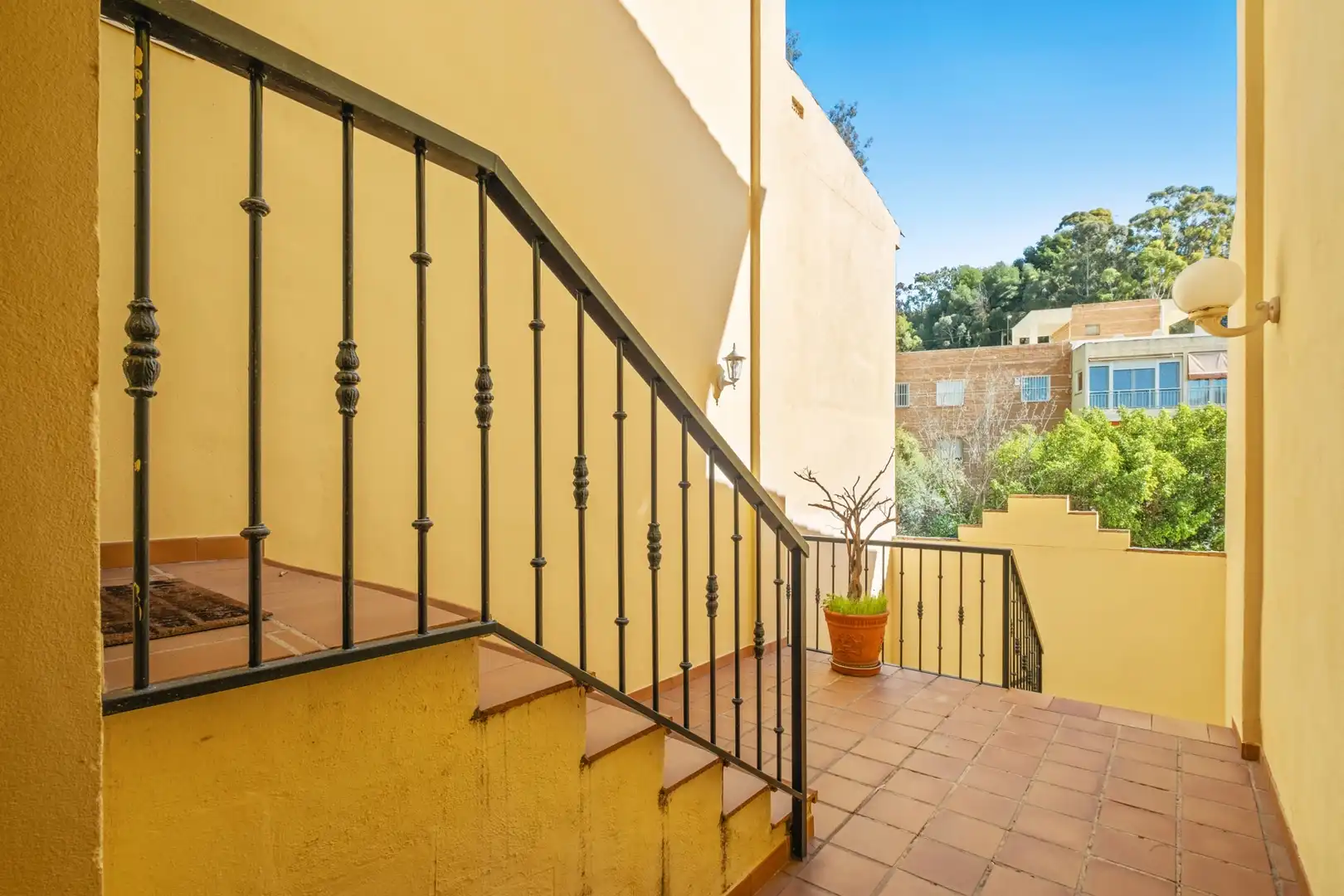 Balcony of Detached homes for sale in Málaga  with Air Conditioner, Terrace and Swimming Pool