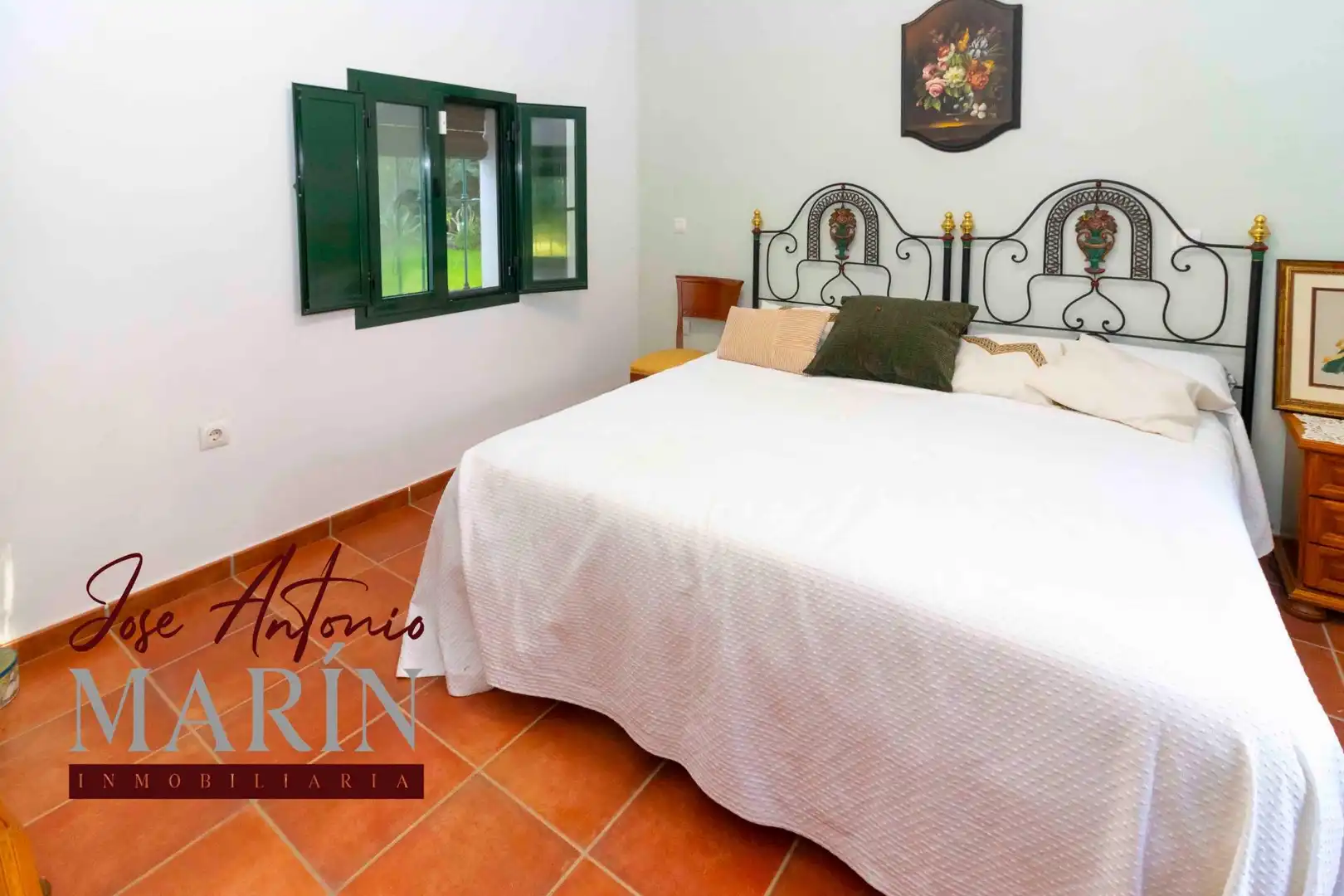 Schlafzimmer von Country house zum Verkauf in Badajoz mit Privatgarten, Abstellraum und Schwimmbad