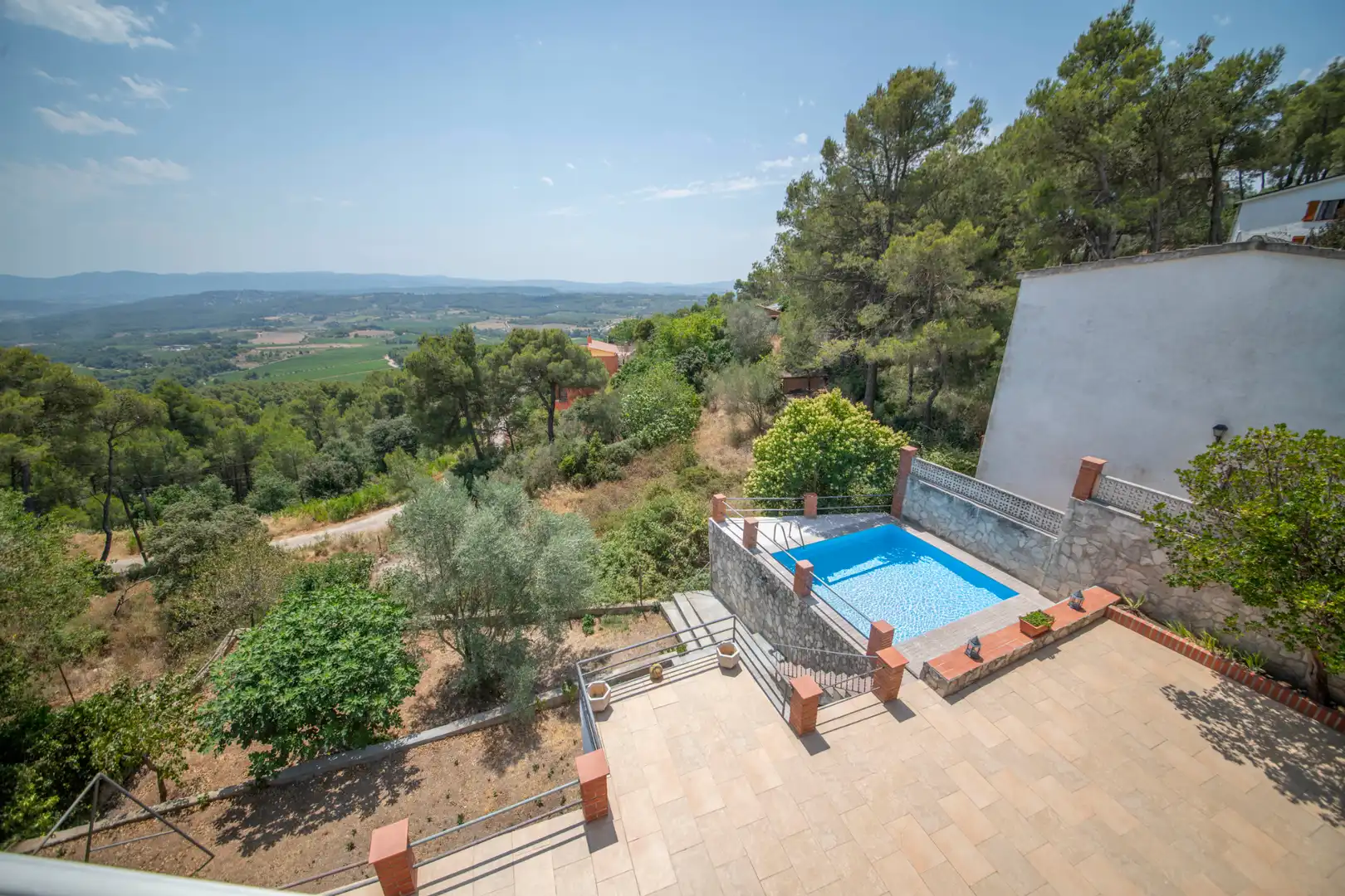 Piscina de Casa o xalet en venda en Mediona amb Calefacció, Jardí privat i Terrassa