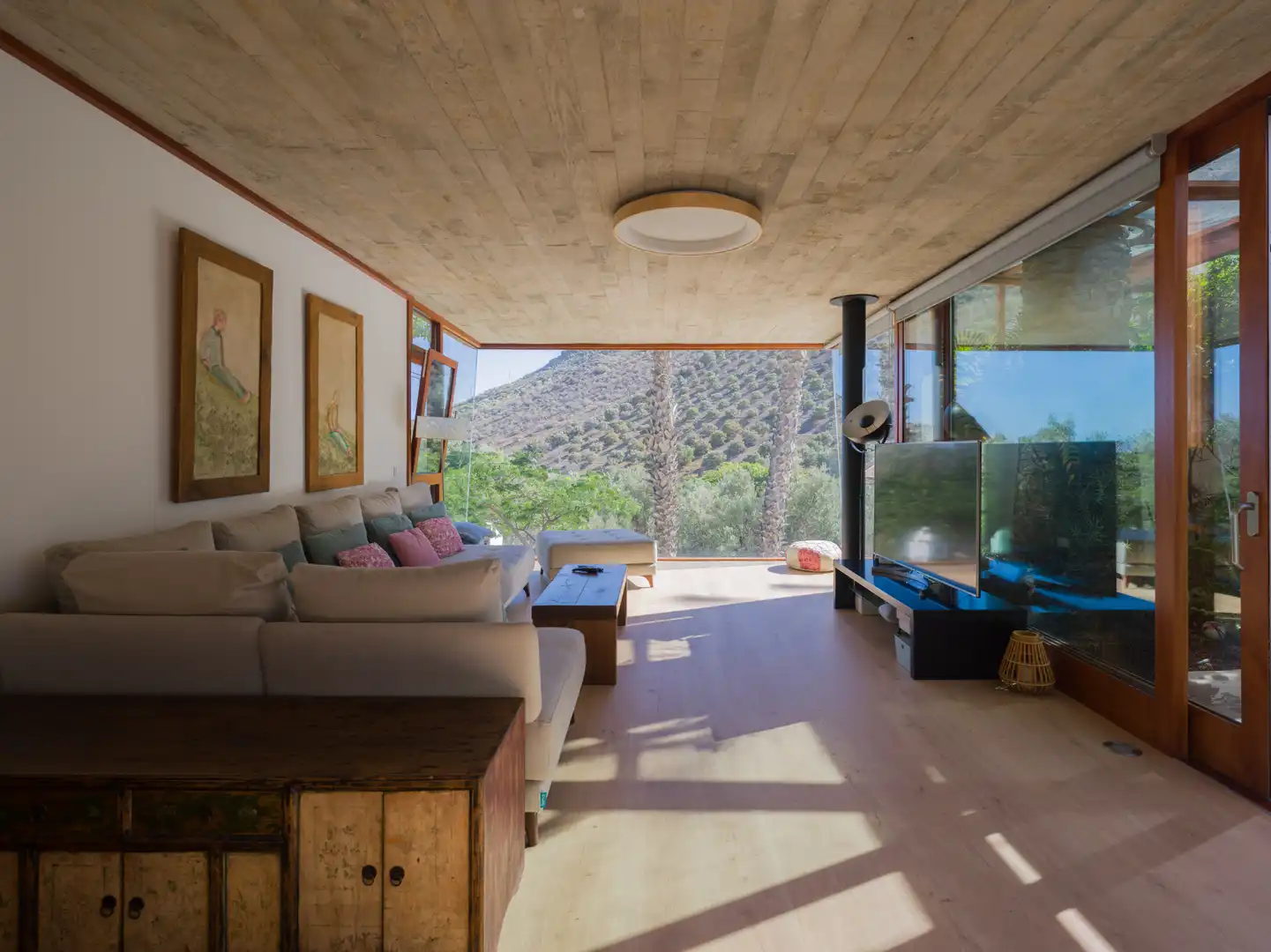 Living room of Houses for sale in Telde  with Heating, Private garden and Parquet flooring