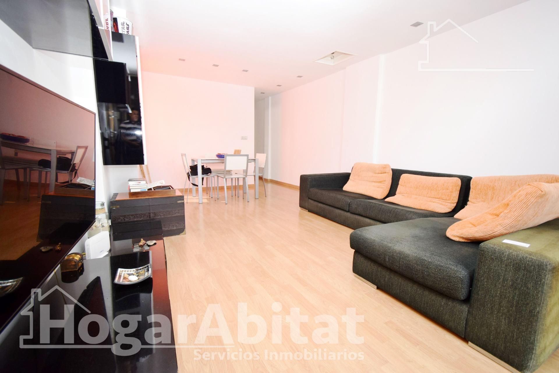 Sala d'estar de Àtic en venda en Benetússer amb Aire condicionat, Calefacció i Terrassa