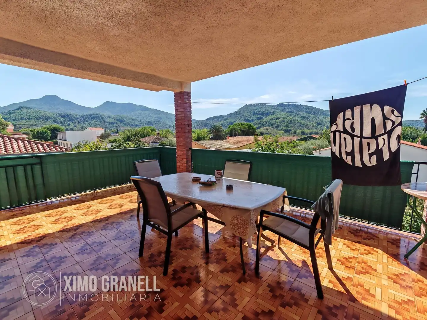 Terrasse von Country house zum Verkauf in Borriol mit Terrasse, Abstellraum und Schwimmbad