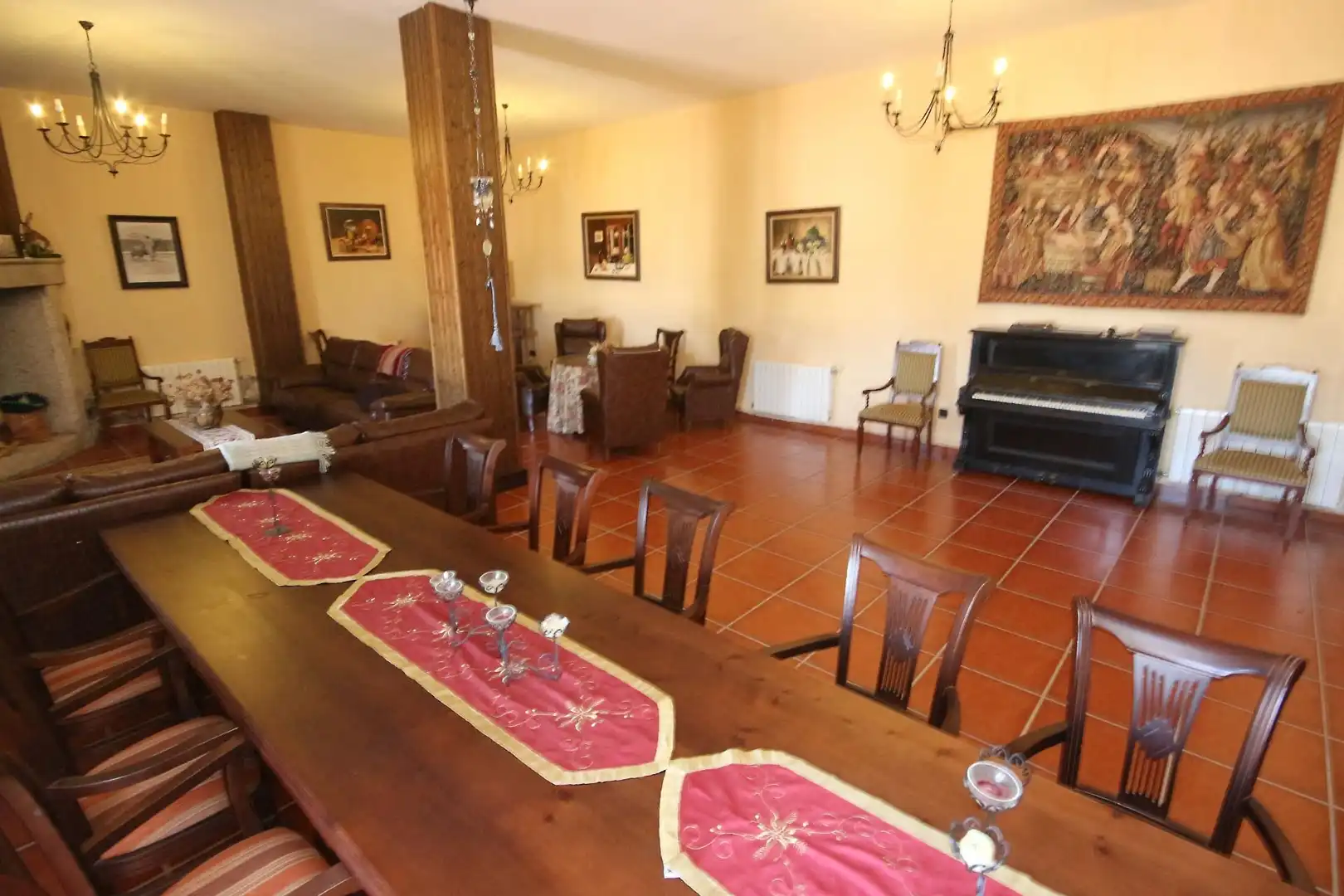 Comedor de Finca rústica en venta en Alcuéscar con Aire acondicionado