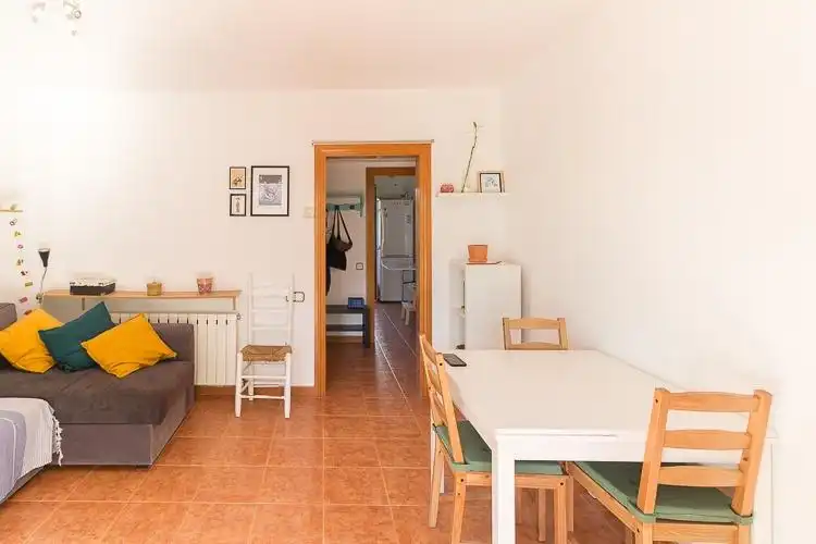 Living room of Flat for rent in Vilanova i la Geltrú  with Heating, Terrace and Balcony