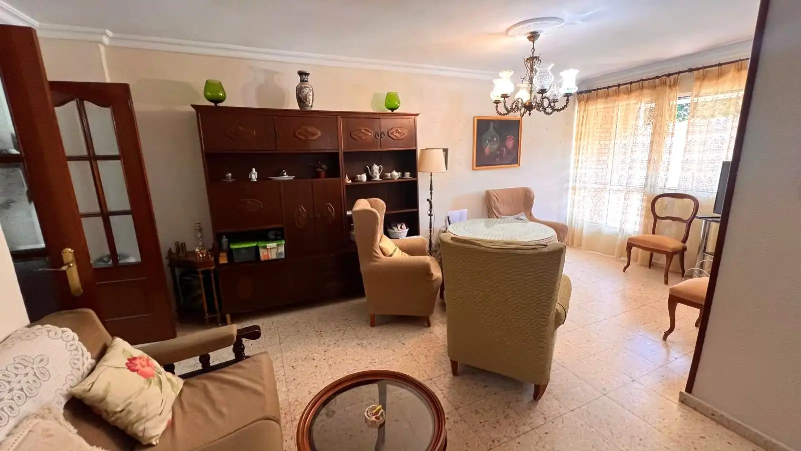 Sala de estar de Piso en venta en Badajoz con Aire acondicionado, Calefacción y Terraza