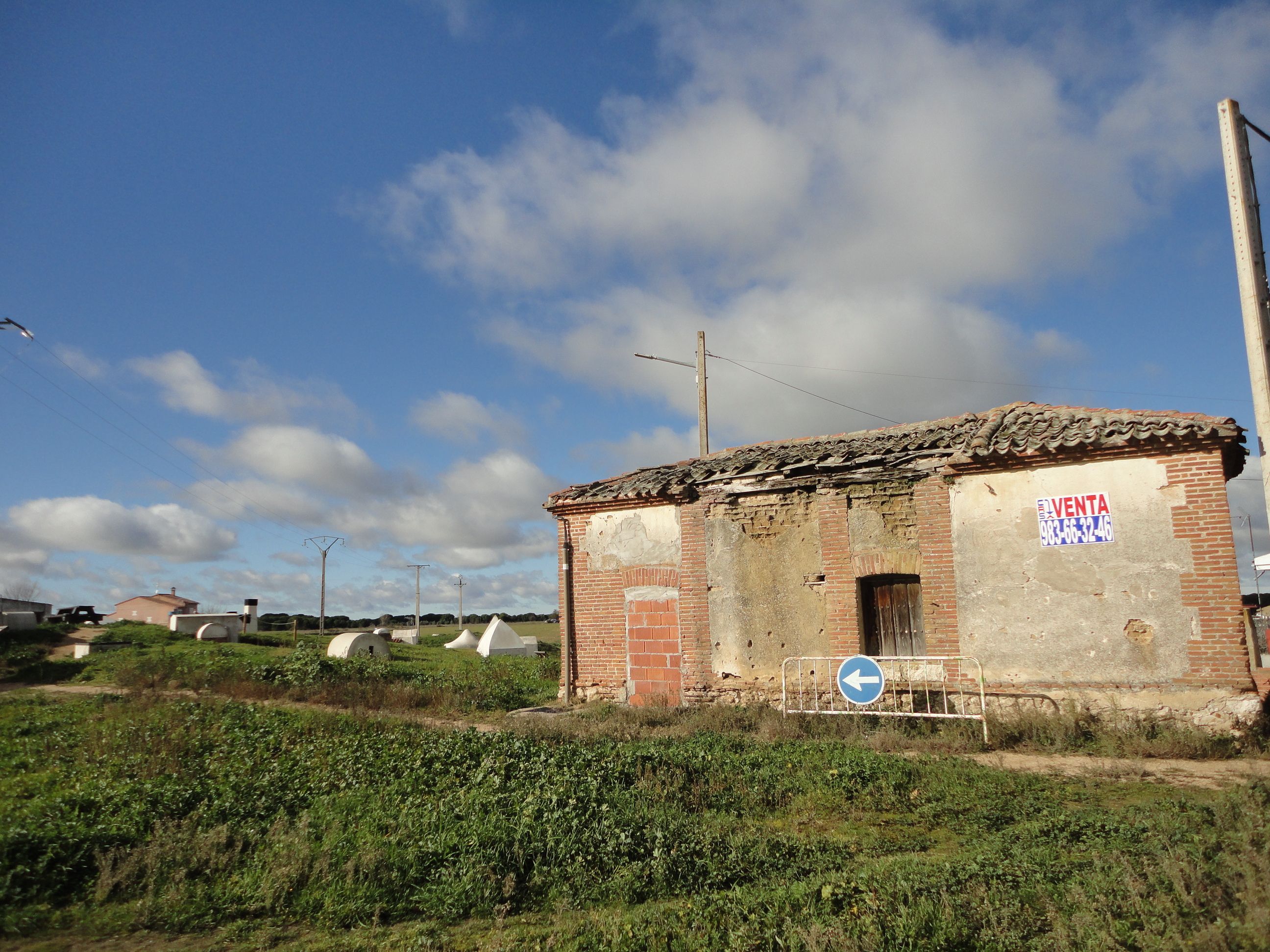 Vista exterior de Casa o xalet en venda en Alcazarén