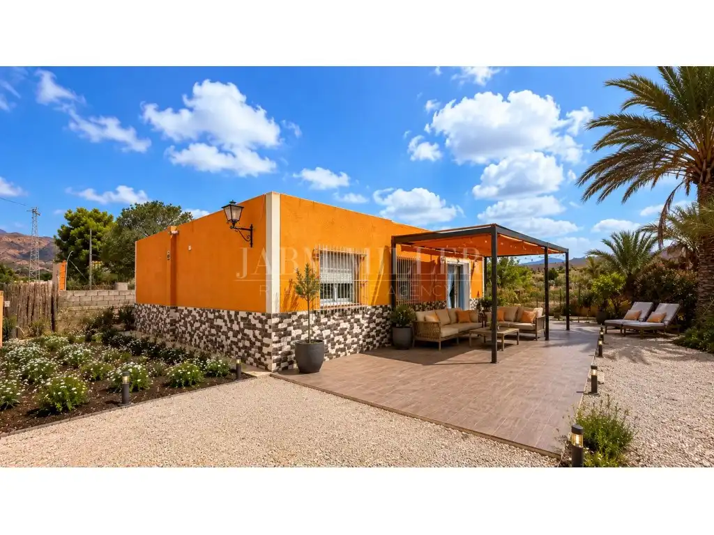 Vista exterior de Finca rústica en venda en Alicante / Alacant amb Aire condicionat, Jardí privat i Terrassa