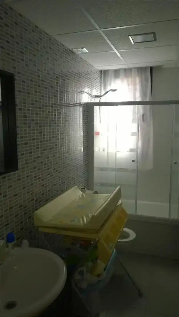 Bathroom of Flat for sale in L'Aldea  with Air Conditioner and Balcony