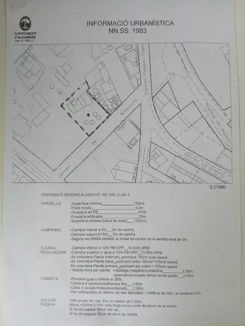 Wohnbaugrundstück zum Verkauf in Carrer Bonavista 8, imagen 7