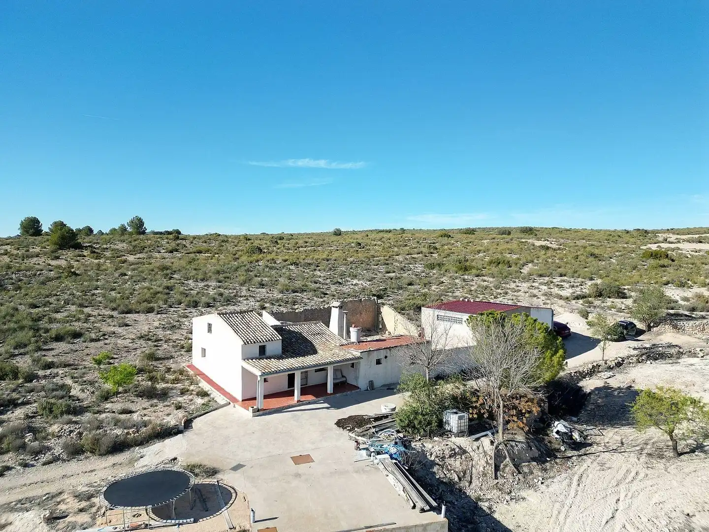 Vista exterior de Finca rústica en venta en Caudete con Terraza
