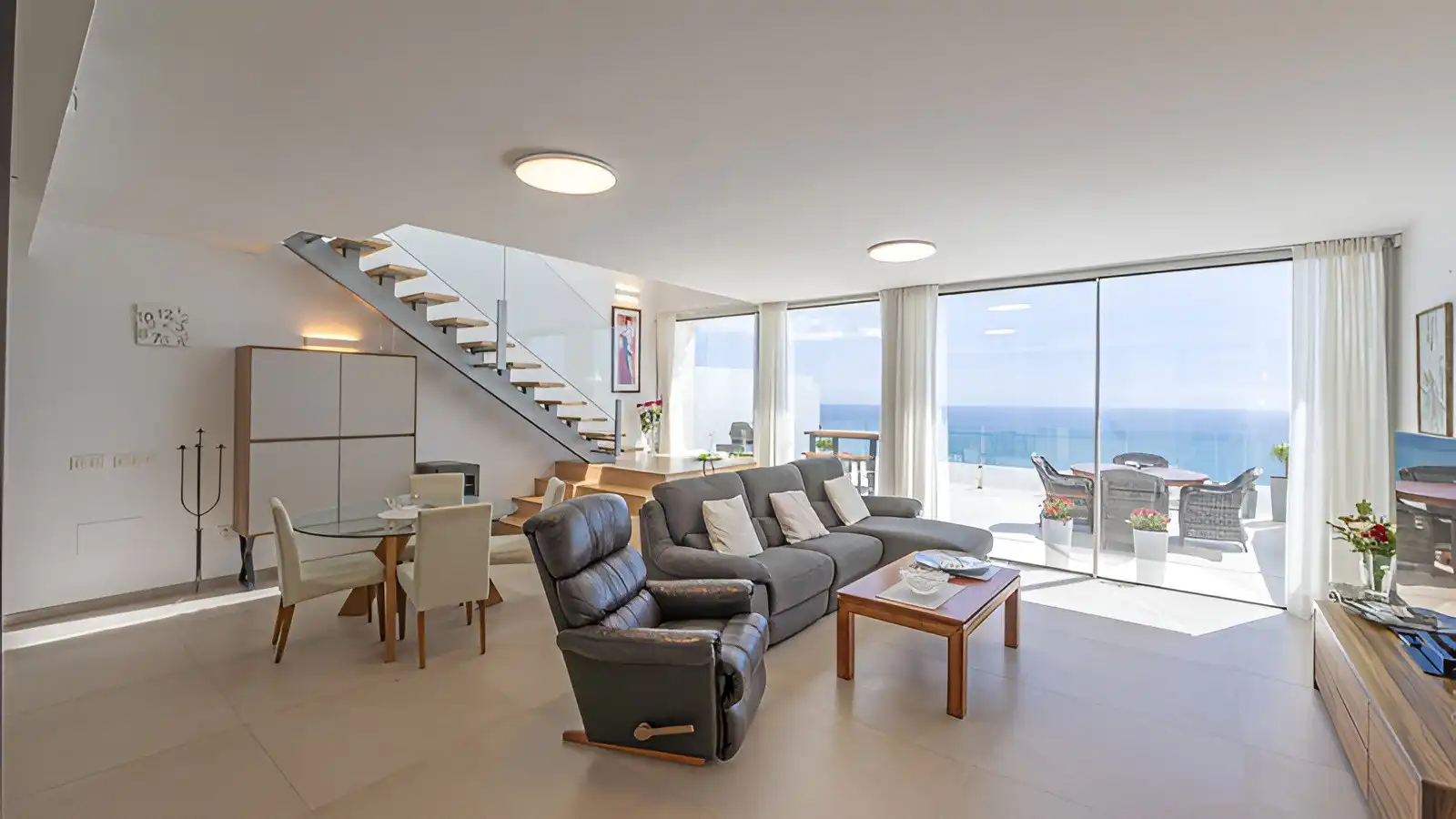 Living room of Attic for sale in Benalmádena  with Air Conditioner, Heating and Terrace