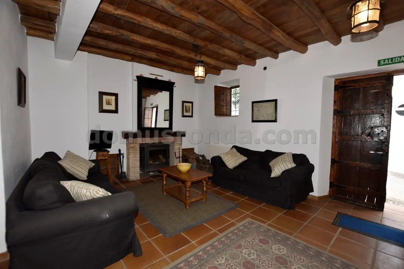 Sala de estar de Casa o chalet en venta en Alpandeire con Calefacción, Terraza y Piscina