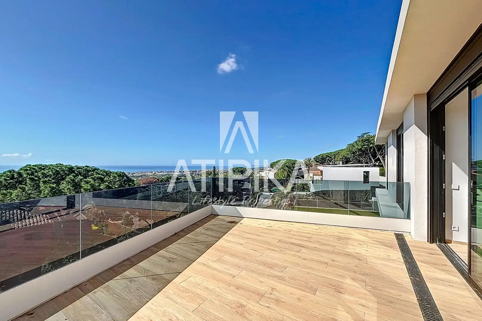 Vista exterior de Casa o xalet en venda en Cabrils amb Aire condicionat, Calefacció i Terrassa