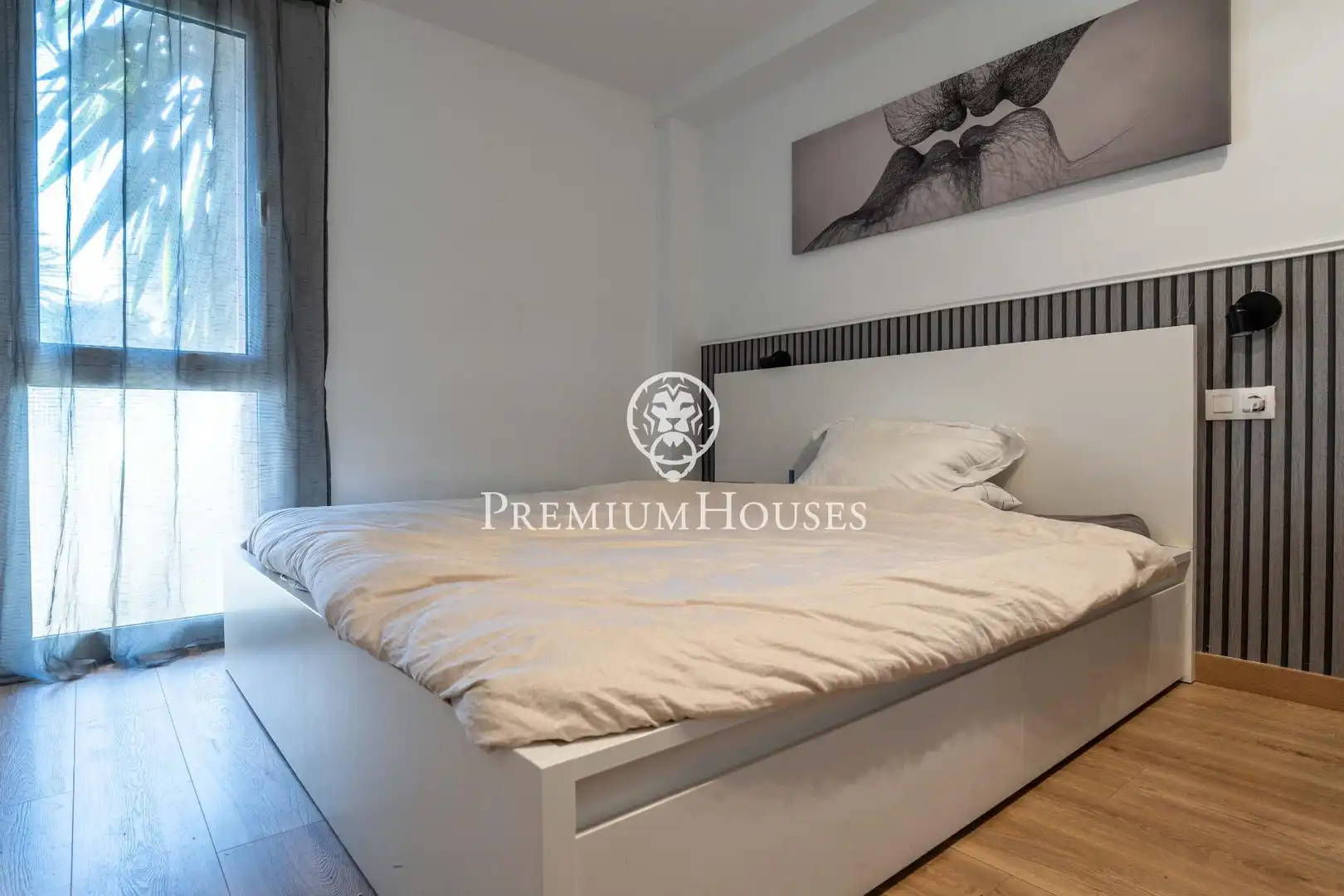 Schlafzimmer von Erdgeschoss zum Verkauf in Sant Pere de Ribes mit Klimaanlage, Heizung und Privatgarten