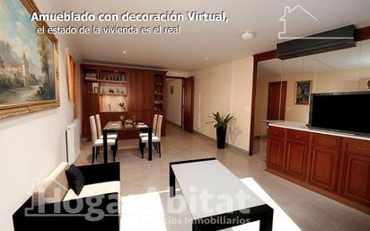 Living room of Flat for sale in  Valencia Capital  with Terrace and Balcony