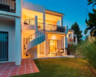 Exterior view of Single-family semi-detached for sale in Marbella  with Terrace, Furnished and Community pool