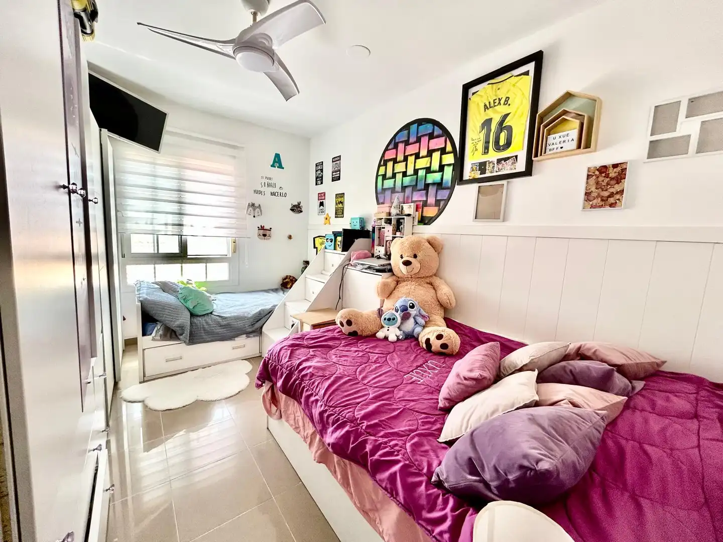 Bedroom of Flat for sale in Roquetas de Mar  with Air Conditioner, Terrace and Community pool
