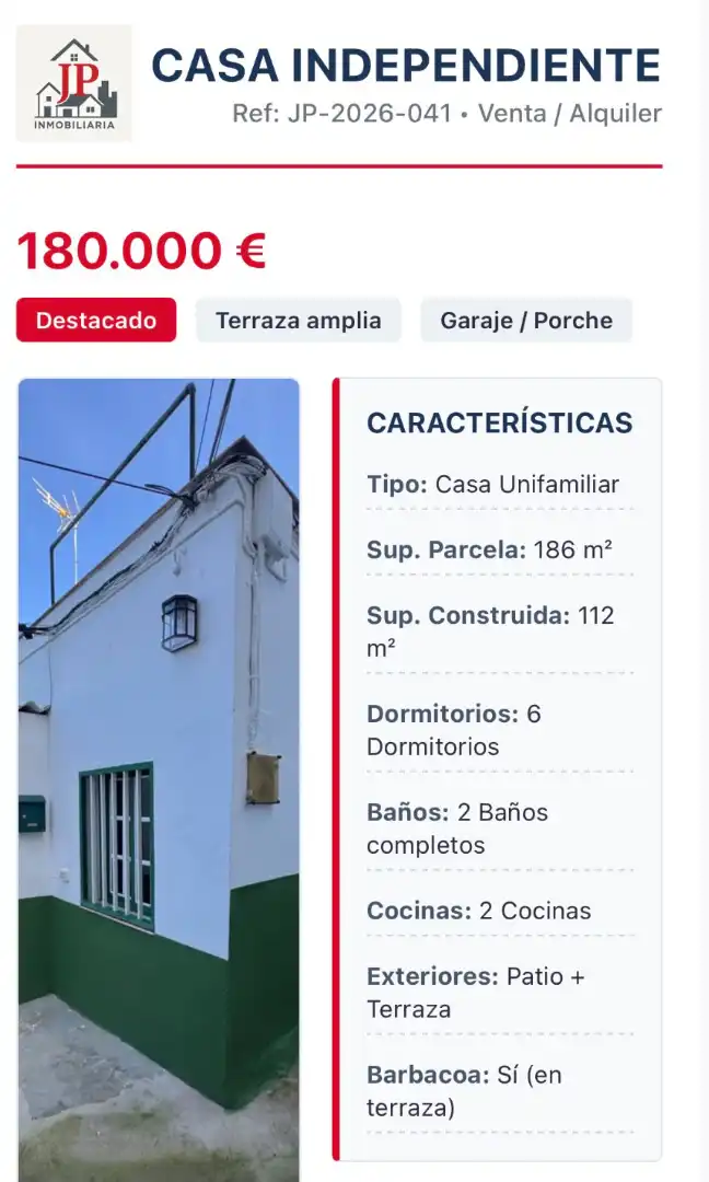 Vista exterior de Casa o xalet en venda en Santa Úrsula pueblo