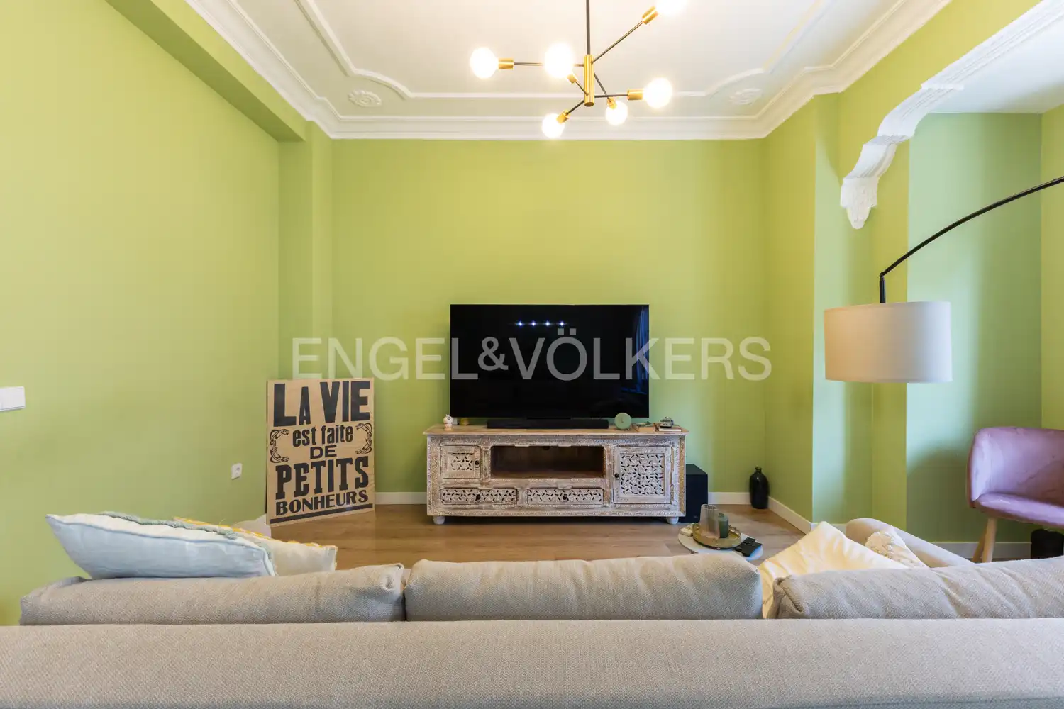 Sala de estar de Piso en venta en Valencia con Aire acondicionado y Calefacción