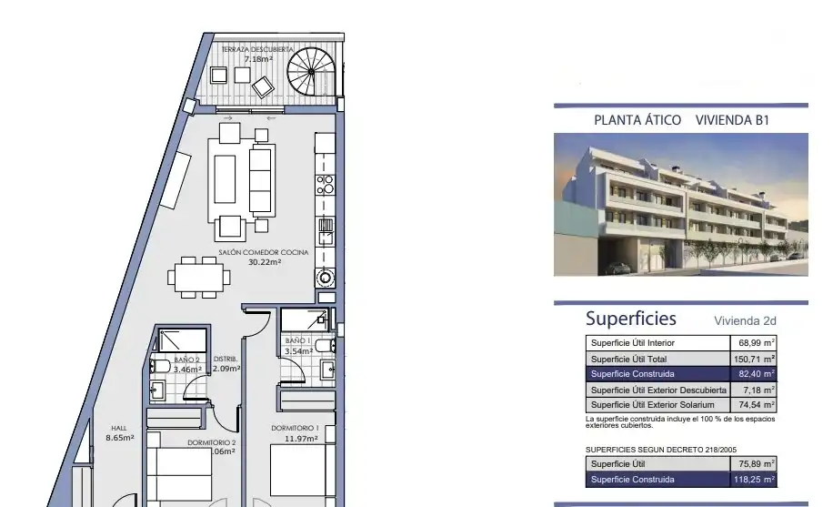 Ático con piscina en venta en Las Lagunas, imagen 4