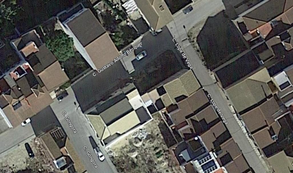 Exterior view of House or chalet for sale in Los Corrales  with Private garden