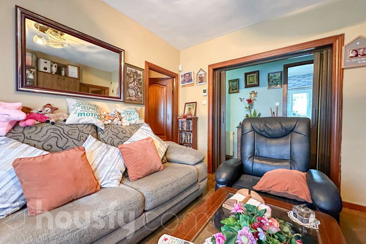 Sala de estar de Piso en venta en  Madrid Capital con Aire acondicionado, Calefacción y Parquet