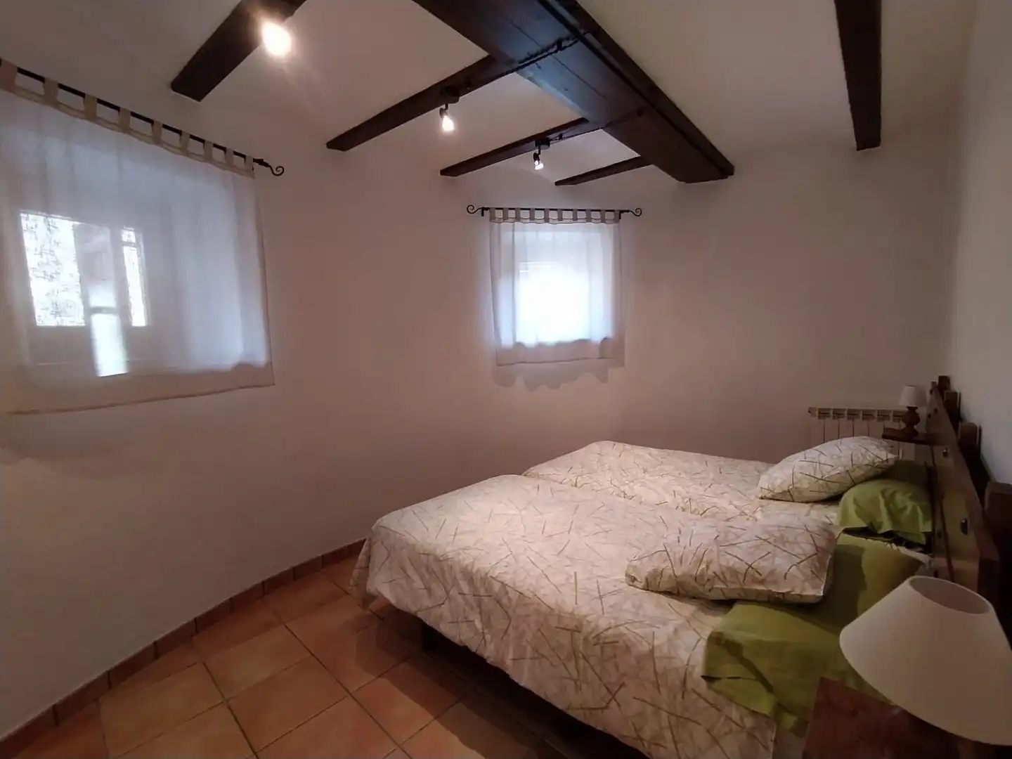 Schlafzimmer von Wohnungen zur Miete in Montellà i Martinet mit Heizung, Terrasse und Möbliert