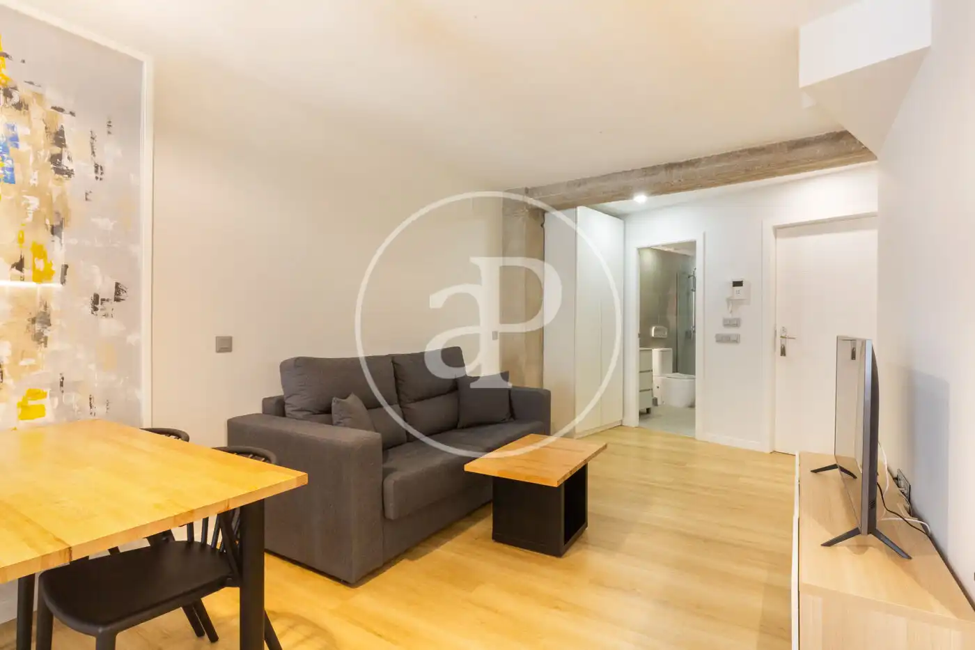 Wohnzimmer von Loft zur Miete in Valencia mit Klimaanlage, Heizung und Möbliert