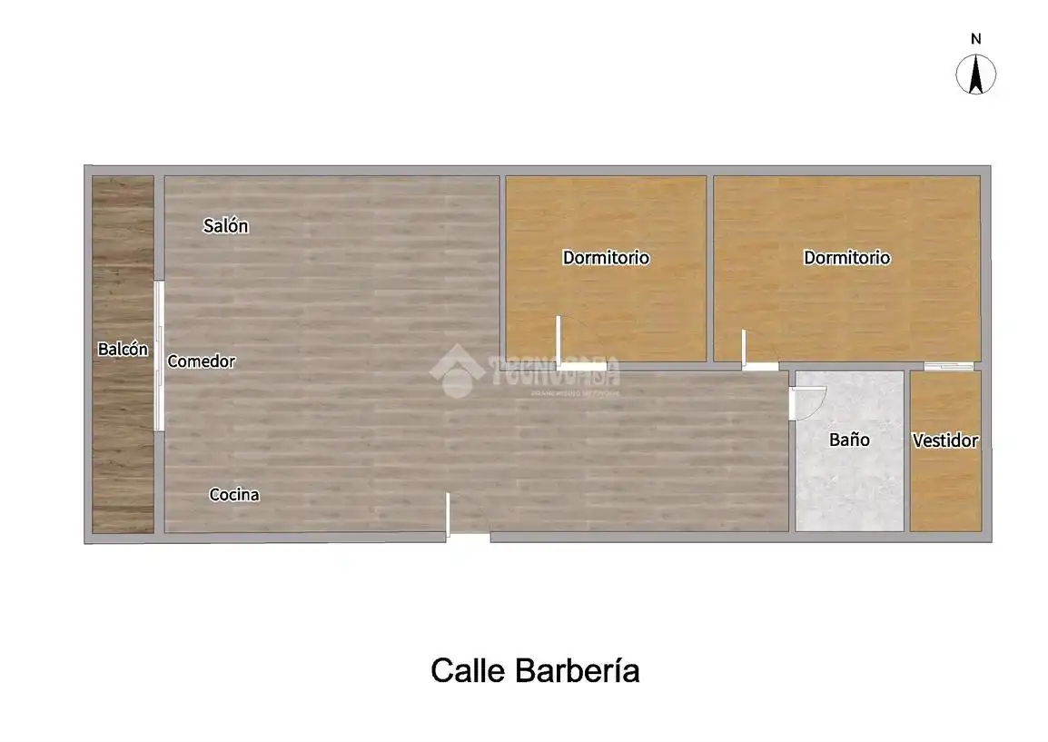 Vista exterior de Piso en venta en Telde con Balcón