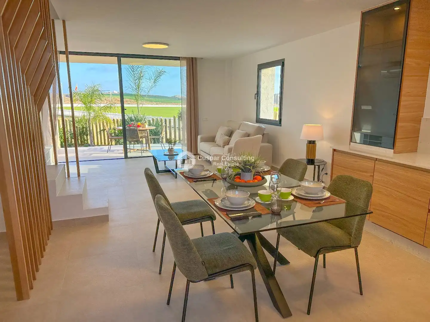 Comedor de Casa adosada en venta en Cuevas del Almanzora con Aire acondicionado, Terraza y Piscina