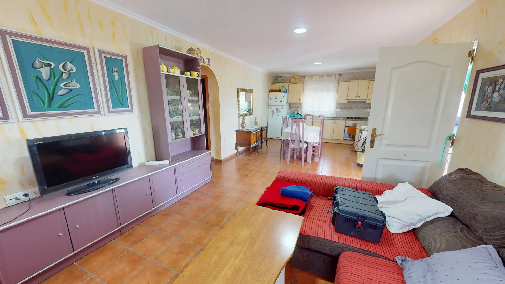 Living room of Country homes for sale in Hondón de los Frailes  with Air Conditioner, Terrace and Furnished