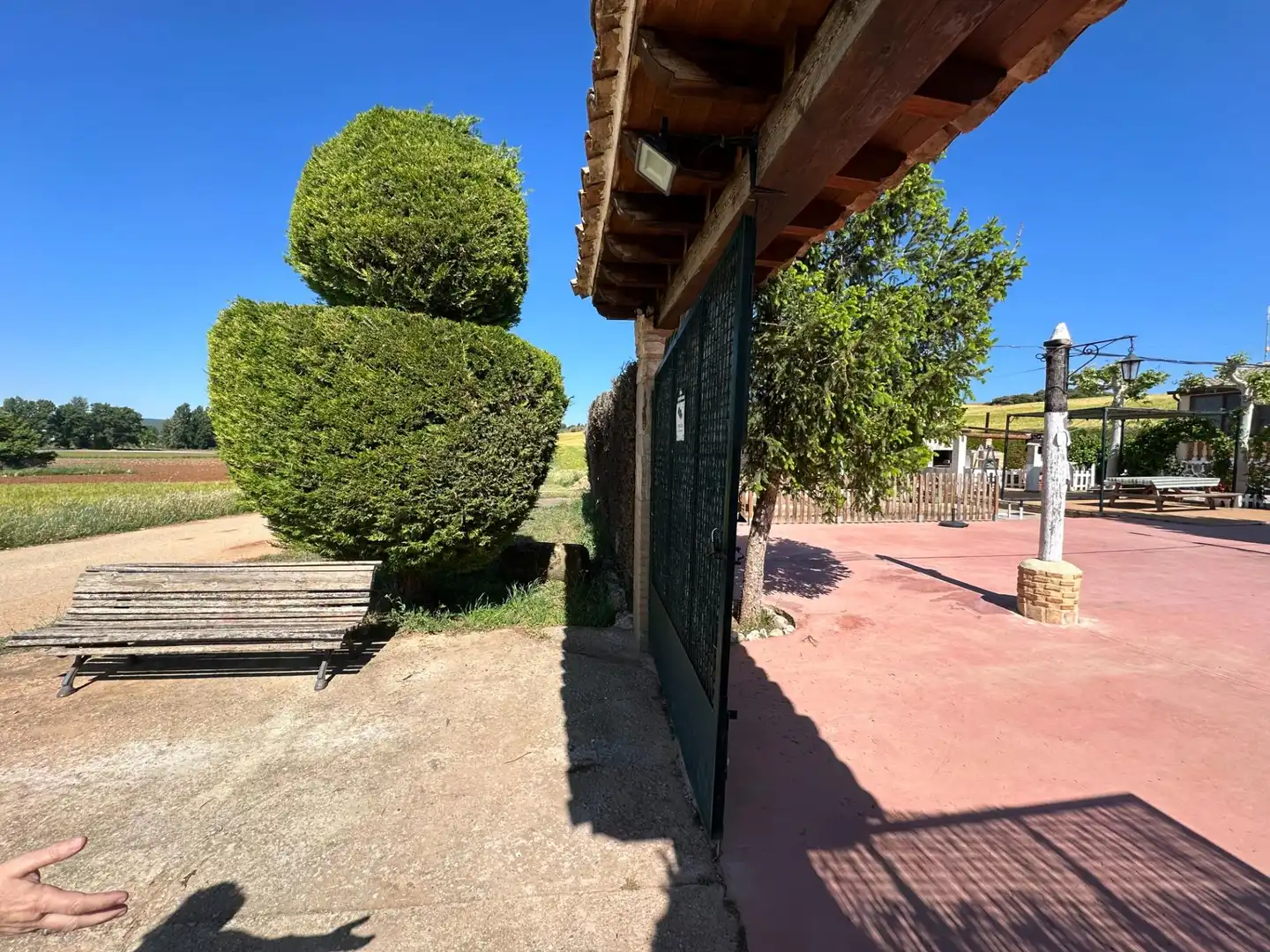 Garden of Houses for sale in Villar de Olalla  with Air Conditioner, Heating and Private garden