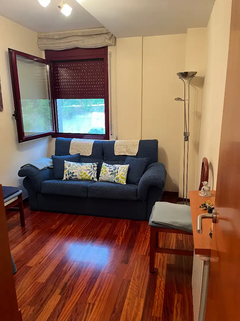 Living room of Flat for sale in Camprodon  with Heating, Parquet flooring and Furnished