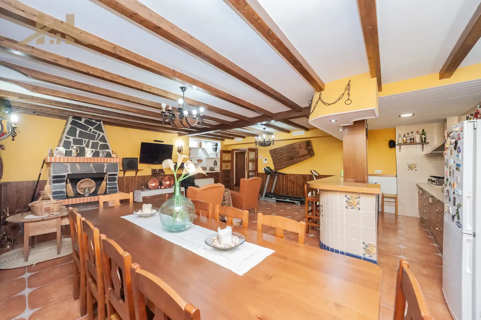Dining room of Houses for sale in La Montaña - El Cortijo
